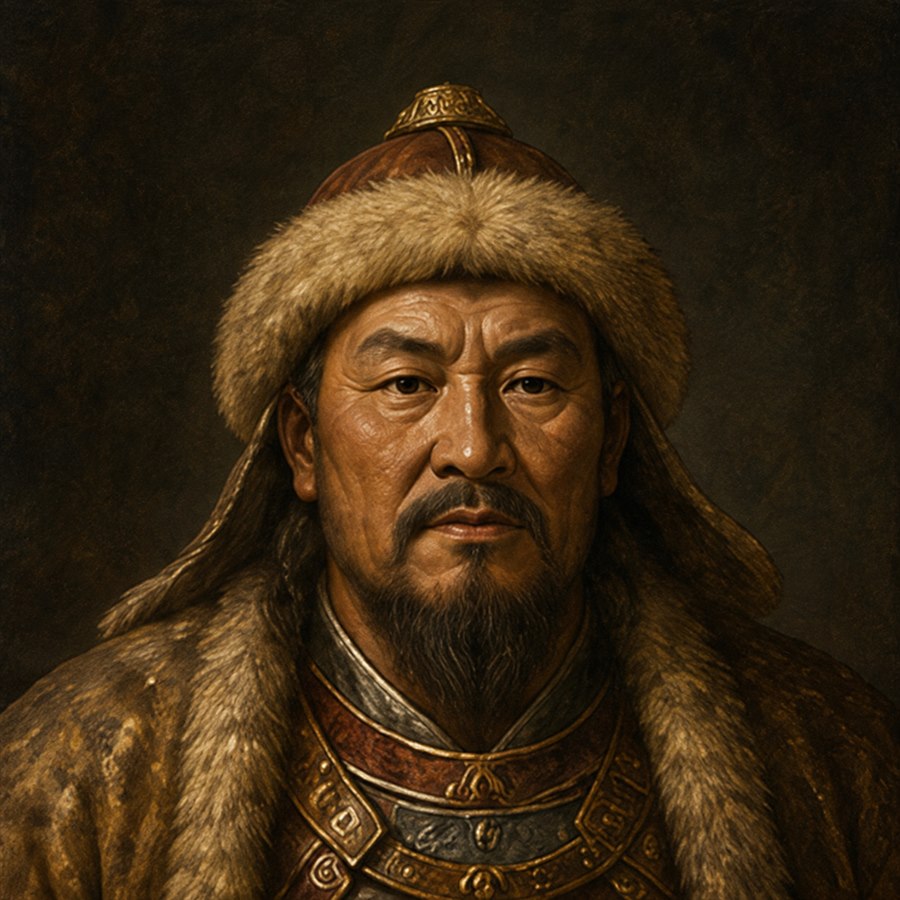 成吉思汗人物肖像