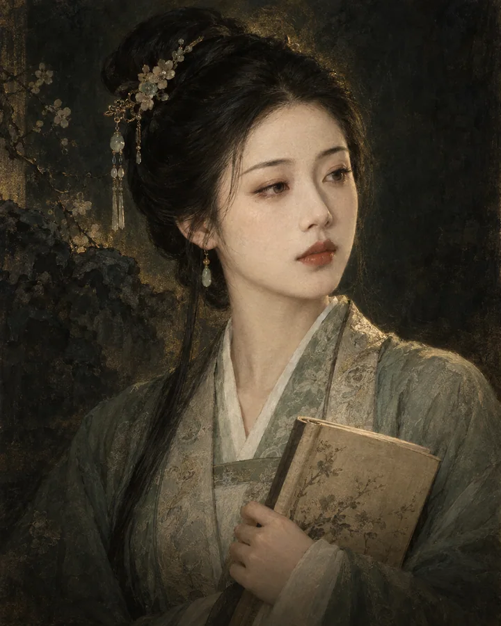 李清照人物肖像